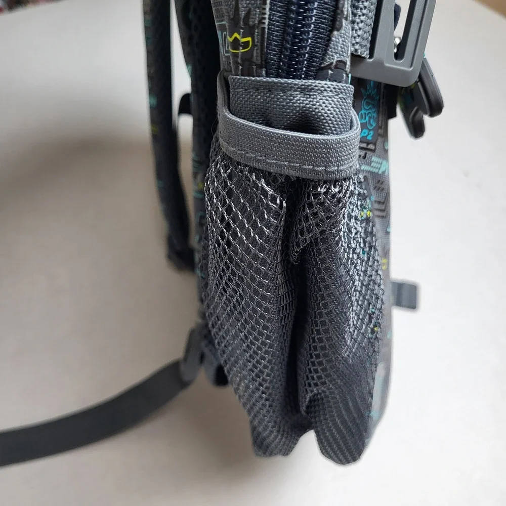 Smiggle Game On Epic Backpack Kids Gray‎ Blue Controller Gamer School Bag NEW